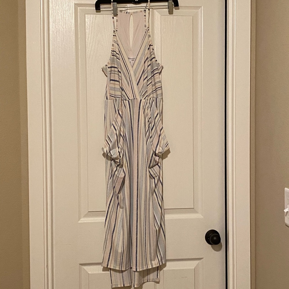 BCBGeneration Draped V-neck Cocktail Dress